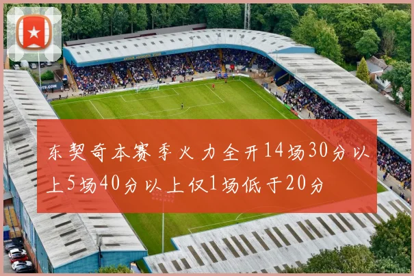 东契奇本赛季火力全开14场30分以上5场40分以上仅1场低于20分